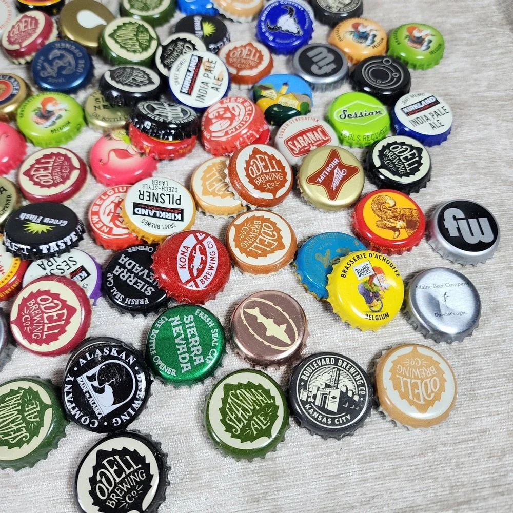 Loose Used Beer Bottle Caps Lot Of 250